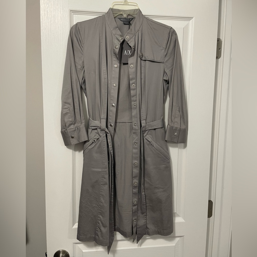 Armani Exchange gray jacket